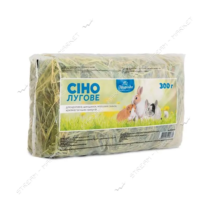 Сено луговое для грызунов Природа 300г