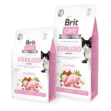 Корм сухой для кошек Brit Care Cat GF Чуствительное пищеварение для стерилизованных 0.4кг