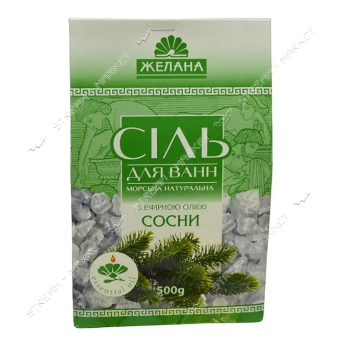 Морская соль для ванн Желана Сосна 500г