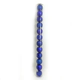 Набор новогодних пластиковых шаров BLUE 0922-6BL12 d 6см 12шт синие                                 