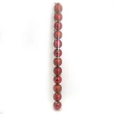 Набор новогодних пластиковых шаров RED 0922-6RD12 d 6см 12шт красные