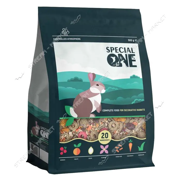Корм для декоративных кроликов Special One 500г
