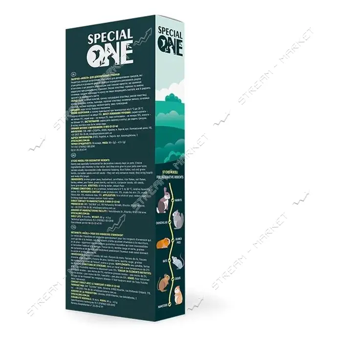 Палички для гризунів Special One Мюслі 90г                                                          