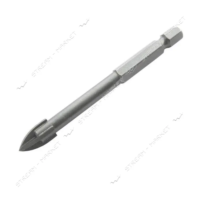 Сверло для плитки и стекла LT/Maxidrill 401-005 с шестигранным хвостовиком и 4 гранями 5мм          