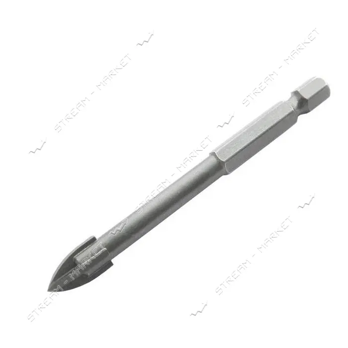 Сверло для плитки и стекла LT/Maxidrill 401-006 с шестигранным хвостовиком и 4 гранями 6мм