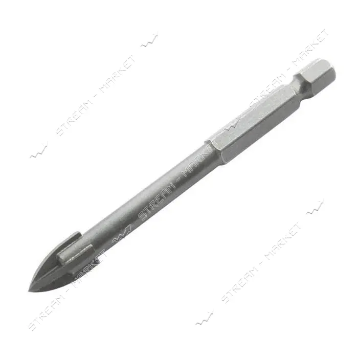 Сверло для плитки и стекла LT/Maxidrill 401-012 с шестигранным хвостовиком и 4 гранями 12мм