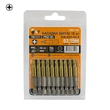 Бита LT/Maxidrill 500-016 РН2x50мм 1/4" S2 Титан 10шт блистер