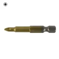 Бита LT/Maxidrill 500-026 РZ1x50мм 1/4" S2 Титан 10шт блистер