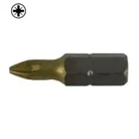 Бита LT/Maxidrill 500-027 РZ2x25мм 1/4" S2 Титан 10шт блистер
