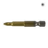 Бита LT/Maxidrill 500-028 РZ2x50мм 1/4" S2 Титан 10шт блистер                                       