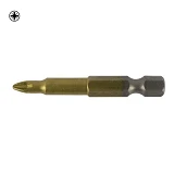 Бита LT/Maxidrill 500-030 РZ3x50мм 1/4" S2 Титан 10шт блистер