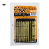 Бита LT/Maxidrill 500-040 PН2xPH1x65мм 1/4" S2 Титан 10шт блистер