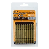 Бита LT/Maxidrill 500-042 PН2xPZ2x65мм 1/4" S2 Титан 10шт блистер