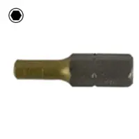 Бита LT/Maxidrill 500-070 НЕХ 4x25мм 1/4" S2 Титан 10шт блистер                                     