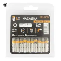 Біта LT/Maxidrill 501-055 T40х25мм 1/4 CrV 10шт                                                     