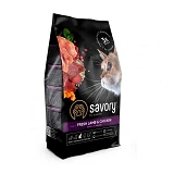 Сухой корм для стерилизованных котов Savory Ягненок и курица 400гр
