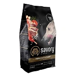 Сухой корм Savory для собак всех пород Кролик и утка 3кг                                            