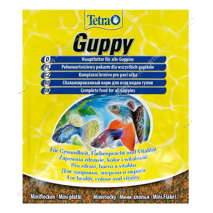 Корм для рыб гуппи Tetra Guppy 12г                                                                  