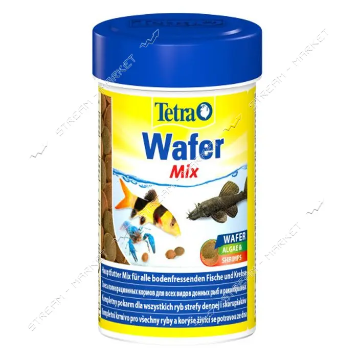 Корм для рыб донных Tetra Wafer Mix 100мл                                                           