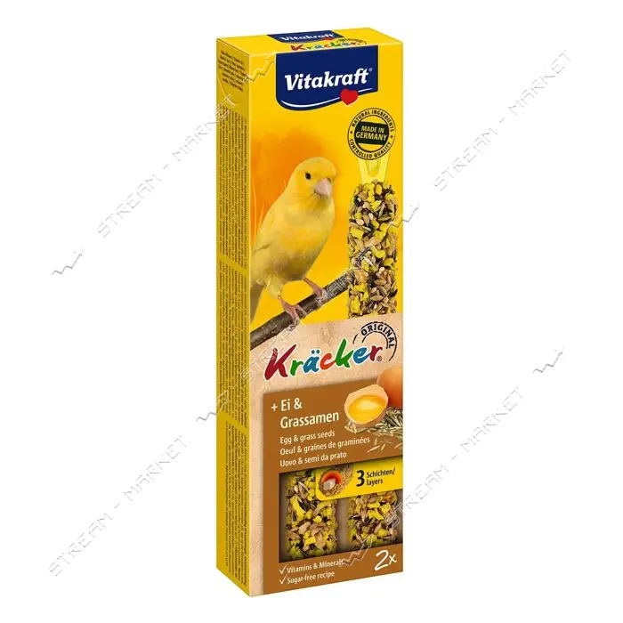 Крекер для канареек яичный Vitakraft 2шт