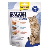 Лакомства для кошек Nutri Pockets Морской микс 150г