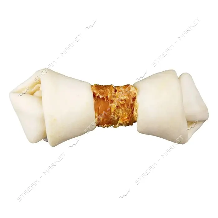 Кость для чистки зубов Trixie Denta Fun с курицей 11см 70г 2шт