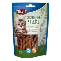 Ласощі для котів Trixie Premio Mini Sticks курка та рис 50г                                         
