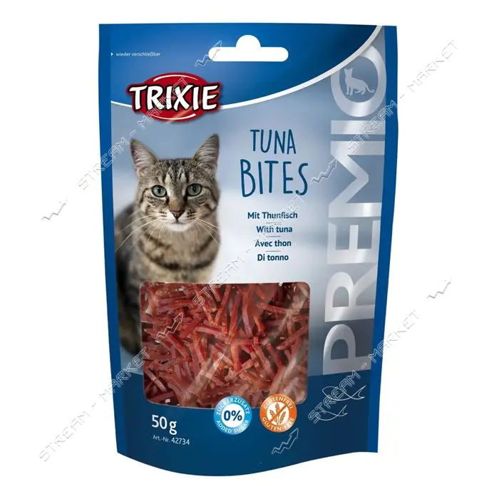 Лакомство для котов Trixie Premio Tuna Bites тунец 50г                                              