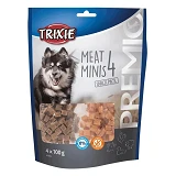 Лакомство для собак Trixie Premio 4 Meat Minis курица утка говядина и баранина 4х100г