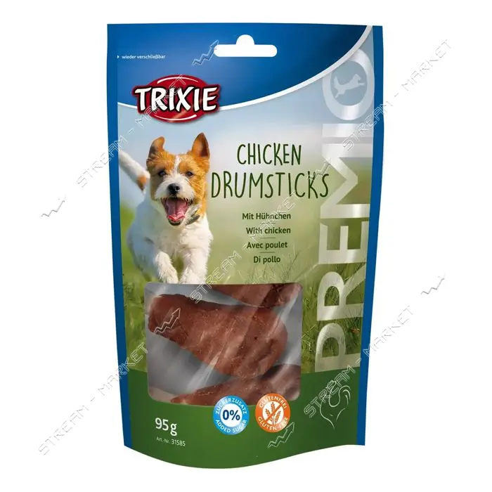 Лакомство для собак Trixie Premio Chicken Drumsticks курица 95г 5шт