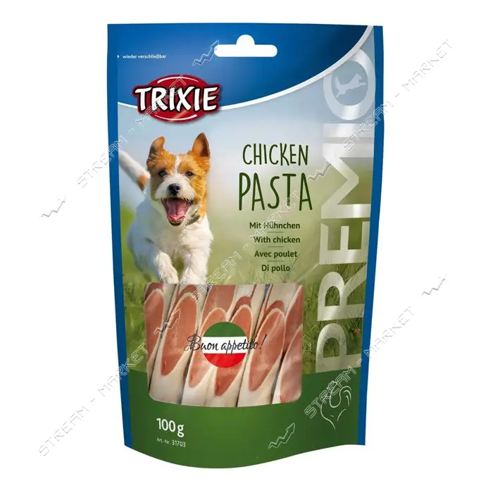 Лакомство для собак Trixie Premio Chicken Pasta паста с курицей 100г