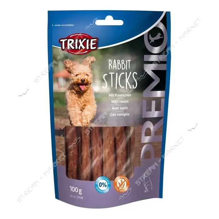 Лакомство для собак Trixie Premio Rabit Sticks с кроликом 100г                                      