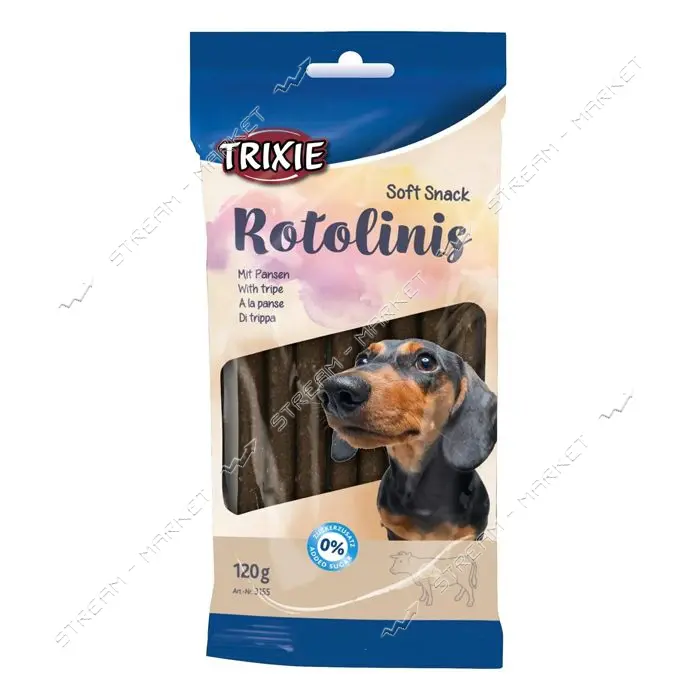Лакомство для собак Trixie Rotolinis с желудком 120г 12шт                                           
