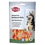Кістка для чищення зубів Trixie Denta Fun з куркою барбекю 12см 80г 10шт
