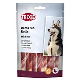 Паличка для чищення зубів Trixie Denta Fun з качкою 12см 80г 10шт