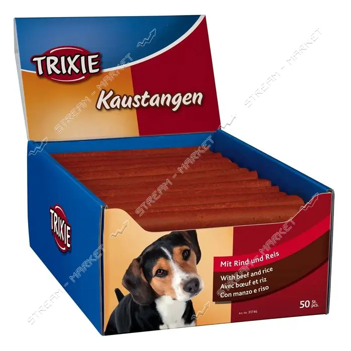 Палочка жевательная Trixie Denta Fun с говядиной в коробке 65г/шт 50шт
