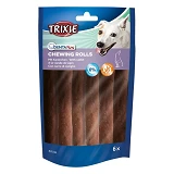 Палочка-ролл жевательная Trixie Denta Fun с кроликом 12см 70г 6шт