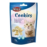 Лакомство для кошек Trixie Cookies с лососем и кошачьей мятой 50г