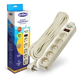 Сетевой фильтр Svittex SV-026 5 гнезд 10м 2хUSB 10А 3х0.75мм2                                       