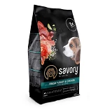 Сухой корм Savory для щенков всех пород Индейка и курица 3кг