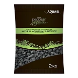 Грунт для аквариума Aquael базальтовый 2-4мм 2кг черный                                             