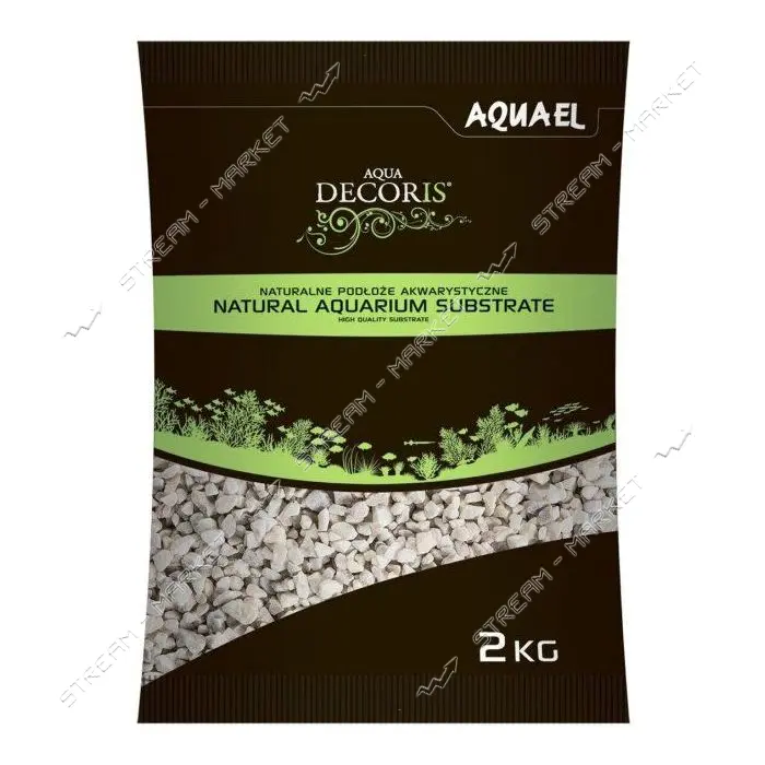 Грунт для аквариума Aquael доломитовый 2-4мм 2кг белый