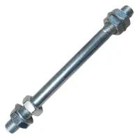 Ось с гайками для тачек d12                                                                         
