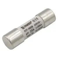 Плавкий предохранитель Takel RTF 10х38 25А 1000V DC                                                 