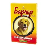 Ошейник антиблошиный Барьер для собак 65см черный                                                   