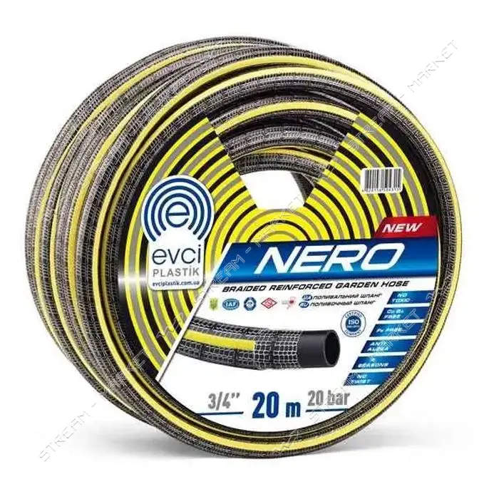 Шланг для полива Evci-Plastik армированный Nero 18 3/4 50м                                          