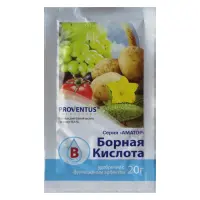 Водорастворимое удобрение Proventus Борная кислота 20г                                              