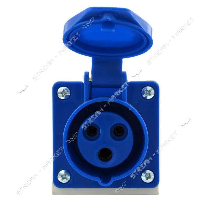 Розетка Lee 7113 16 А 220 В 2Р plus Е IP44 стационарная наружная