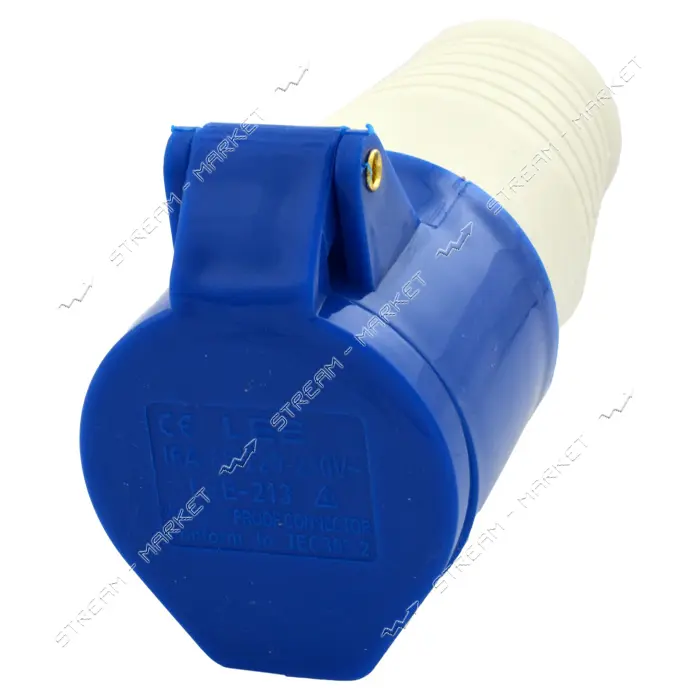 Розетка Lee 7213 16 А 220 В 2Р plus Е IP44 переносная                                               