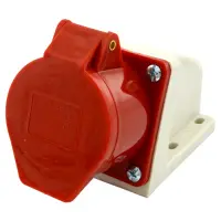 Розетка Lee 7115 16 А 380 В 3P plus N plus Е IP44 стационарная наружная                             